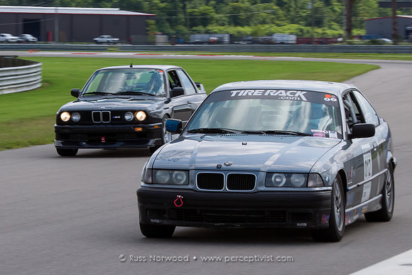 Two BMWs on the Straight